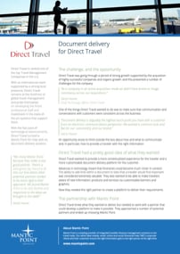 Direct Travel Document Delivery Case Study
